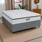 Cama Box Baú Queen Gazin Colchão Com Molas Ensacadas 158x198x
