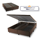 Cama Box Baú Queen Hellen Konfort Espuma D33 Pillow Top 158x1