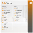 Cama Box Baú Queen Preto + Colchão Molas Ensacadas Orlando 15