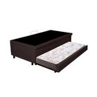 Cama Box Baú Solteirão Com Auxiliar Para Colchão 110x188x46cm