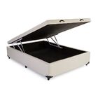 Cama Box Baú Solteirão Sp Móveis Sintético Bege - 39x128x188