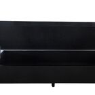 Cama Box Baú Solteiro 0 78 X 1 88 Blindada Corino Preto