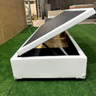 Cama Box Baú Solteiro 0 88 X 1 88 Bindada Corino Marrom