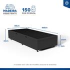 Cama Box Baú Solteiro 88 cm