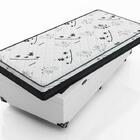 Cama Box Baú Solteiro + Colchão D33 One Face - Couro Branco