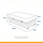 Cama Box Baú Solteiro + Colchão D33 Ortobom Iso 100 88cm