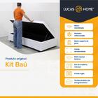 Cama Box Baú Solteiro + Colchão De Molas Gazin Classic Super