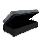 Cama Box Baú Solteiro + Colchão Ortobom Ortopédico D33 - Iso