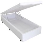 Cama Box Baú Solteiro Abertura Frontal 0 88 X 1 88 Blindada C