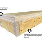 Cama Box Baú Solteiro Blindado Suede Preto Com 78cm De Largura