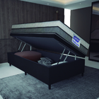 Cama Box Baú Solteiro Colchão Espuma D33 Fort 88x188x62cm Cin