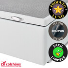 Cama Box Baú Solteiro Colchão Espuma Selada Antialérgico Infa