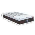 Cama Box Baú Solteiro Colchão Molas Ensacadas Com Euro In