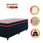 Cama Box Baú Solteiro Colchão Molas Ensacadas Fênix 88x188x67