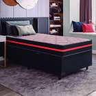 Cama Box Baú Solteiro Colchão Molas Ensacadas Fênix 88x188x67