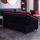 Cama Box Baú Solteiro Colchão Molas Ensacadas Fênix 88x188x67