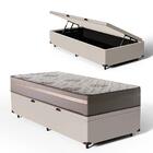 Cama Box Baú Solteiro com Colchão de Espuma D33 Millenium One