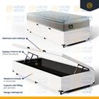 Cama Box Baú Solteiro com Colchão de Espuma D45 Strong One Fa