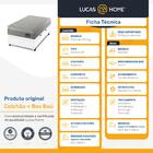 Cama Box Baú Solteiro com Colchão de Espuma D45 Strong One Fa