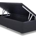 Cama Box Bau Solteiro Corino 88 X 188cm - Genki Kenko Colchõe