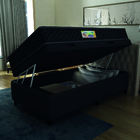 Cama Box Baú Solteiro Gazin Colchão Espuma D33 Duo Balance Su