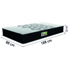Cama Box Baú Solteiro Gazin Colchão Espuma D33 Duo Balance Su