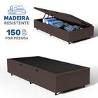 Cama Box Baú Solteiro King 96 cm