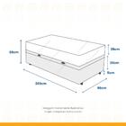 Cama Box Baú Solteiro King + Colchão De Solteiro King Iso 150