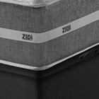 Cama Box Baú Solteiro King Preto + Colchão Molas Ensacadas Zi