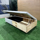 Cama Box Baú Solteiro Medida Especial 0 78 X 1 88 Blindada Co