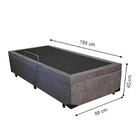 Cama Box Baú Solteiro Premium 88x188x40cm