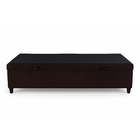 Cama Box Baú Solteiro Suede Marrom Com Pistão A Gás - Imperiu