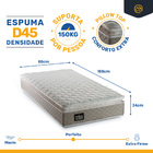 Cama Box Baú Solterio com Colchão de Espuma D45 Strong One Fa