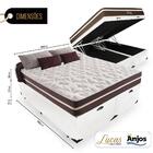 Cama Box Baú Super King + Colchão Anjos De Molas - Classic Su