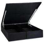 Cama Box Baú Super King + Colchão Freedom(193x203x71) Ortobom