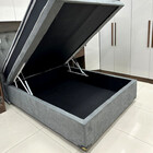 Cama Box Baú Viúva 1 28 X 1 88 X 0 40 Inteiriço Premium Sued