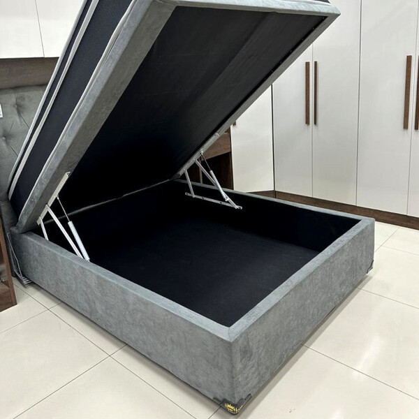 Cama Box Baú Viúva 1 28 X 1 88 X 0 40 Inteiriço Premium Sued