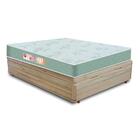 Cama Box Baú Viúva + Colchão De Espuma 128x188x60cm
