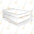 Cama Box Baú Viúva + Colchão De Espuma 128x188x60cm