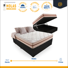 Cama Box Baú Viúva + Colchão De Molas Ensacadas - Anjos - Cla