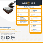 Cama Box Baú Viúva + Colchão De Molas Ensacadas Ortobom Iso S