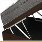 Cama Box Baú Viúva + Colchão De Molas Ensacadas Ortobom Iso S