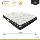 Cama Box Baú Viúva Com Colchão de Molas Ortobom Physical Nano