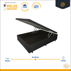 Cama Box Baú Viúva Com Colchão de Molas Ortobom Physical Nano