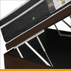 Cama Box Baú Viúva Com Colchão de Molas Ortobom Physical Nano