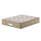 Cama Box Baú Viúva Marrom + Colchão De Molas Ensacadas- Madri