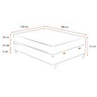 Cama Box Baú Viuva Preta + Colchão De Molas Ensacadas - Comfo