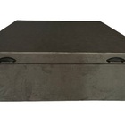 Cama Box Baú Viúvão Blindado Suede Cinza Com 128cm De Largura