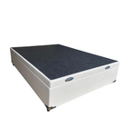 Cama Box Baú Viuvão Sintético Bege Com Pistão A Gás - Estrutu