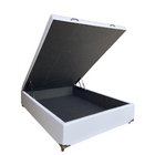 Cama Box Baú Viuvão Sintético Branco Com Pistão A Gás - Imper